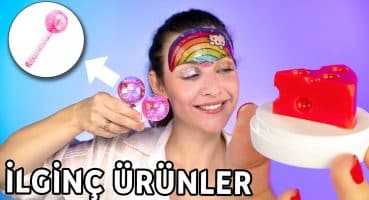 İLGİNÇ KOZMETİK ÜRÜNLER #2 💄🤯 PEYNİRLİ LIP BALM, SALYANGOZLU BB KREM, EYELINER YAPIŞTIRICI Güzellik Önerileri