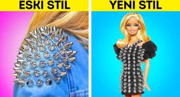 Zengin VS Fakir Barbie 🌈 Gökkuşağı Bebek Dönüşüm Fikirleri