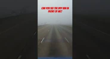 Invisible truck in the fog #trucking #trucker #safety Fragman izle