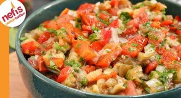 Köz Patlıcan & Biber Salatası Tarifi | Nasıl Yapılır? Yemek Tarifi