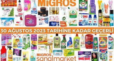 MİGROS TEMİZLİK ÜRÜNLERİ | 30 AĞUSTOS 2023’E KADAR | MİGROSKOP KATALOĞU |Migros Market Aktüel