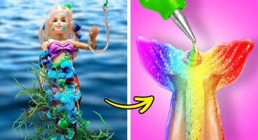 Muhteşem Denizkızı Bebek El Sanatları 😍🧜‍♀️ Yaratıcılığınızı Artıracak Serin Barbie DIY’leri