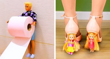 Oyuncak Bebekleri Yenilemek İçin Muhteşem El İşleri ve Tüyolar 🤩😍 Ev Süslemesi İçin Barbie El İşleri