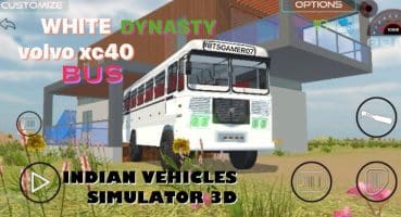 INDIAN VEHICLE SIMULATOR 3D WHITE DYNASTY VOLVO XC40 BUS BACHO KE LIYA GAME GADI WALA FOR KIDS Fragman izle