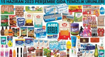 BU PERŞEMBE A101 | GIDA TEMİZLİK ÜRÜNLERİ | 15 HAZİRAN 2023 | A101 Aktüel İndirim