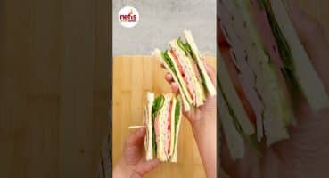Aşırı lezzetli ve çok doyurucu club sandwich 🤤 Yemek Tarifi