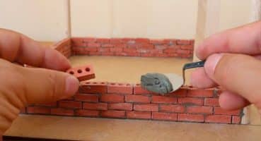 How to make Amazing House with bricks – Mini Tuğla Ev Nasıl Yapılır – Mini Model