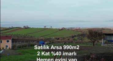 Full Deniz Manzaralı Satılık Arsa 990m2 2 Kat %40 imarlı Satılık Arsa