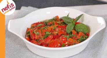 Közlenmiş Kırmızı Biber Salatası | Nasıl Yapılır? Yemek Tarifi