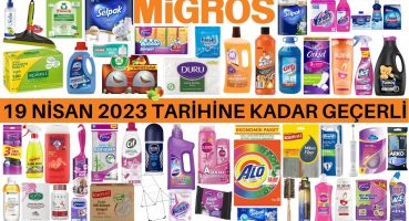 MİGROS MARKET İNDİRİMLERİ | 19 NİSAN 2023’E KADAR | MİGROSKOP KATALOĞU | Migros Temizlik Kampanya
