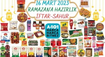 A101 RAMAZAN İNDİRİMLERİ | İFTARLIK SAHURLUK | 16 MART 2023 | A101 AKTÜEL | A101 İndirimleri