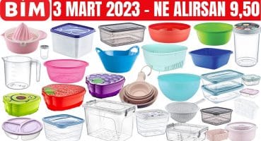 BİM NE ALIRSAN 9,50 | BİM 3 MART 2023 AKTÜEL | PLASTİK ÜRÜNLER | BİM MUTFAK GEREÇLERİ | HOBBY LİFE