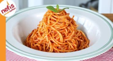Anne Usulü Salçalı Spagetti Tarifi 😍 Yemek Tarifi