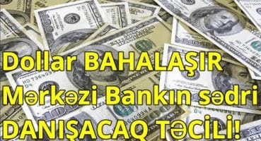 TƏCİLİ Dollar BAHALAŞIR Mərkəzi Bankın sədri DANIŞACAQ Fragman İzle