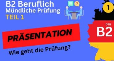 B2 Mündliche Prüfung Teil 1 Deutsch-Test für den Beruf B2- telc DTB Wie geht die Präsentation? Fragman İzle