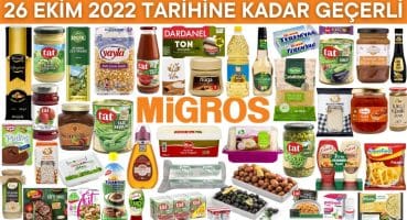 MİGROS GIDA İNDİRİMLERİ | 26 EKİM 2022 TARİHİNE KADAR GEÇERLİ | MİGROS KATALOĞU