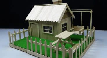 Dondurma Çubukları ile Minyatür  Ev Nasıl Yapılır?
