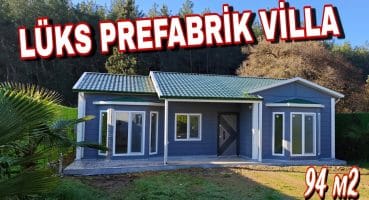 PREFABRİK EV TURU / Aynı Arsa içinde 4 adet Lüks Prefabrik Villa / 94 m2 Prefabrik Ev İnceleme Fragman İzle