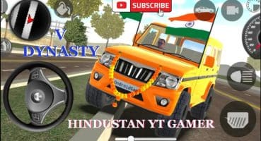INDIAN VEHICLES SIMULATOR 3D gadi wala ORANGE BOLERO NEO CAR NO CONTROL HIGH SPEED #hindustanytgamer Fragman izle