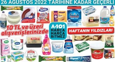 TEMEL İHTİYAÇLAR | GIDA TEMİZLİK | A101 BU HAFTA | 26 AĞUSTOS 2022’YE KADAR GEÇERLİ | A101 Aktüel