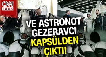 SON DAKİKA! 🚨 |  Canlı Görüntüler! İlk Türk Astronot Alper Gezeravcı Kapsülden Çıktı! #Haber