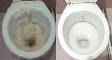 Mucize Gibi ! Kararmış kireçlenmiş Klozet Temizleme Yöntemi | Tuvaletteki Sarı Lekeler Nasıl Çıkar?
