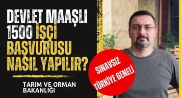 DEVLET MAAŞLI İŞ FIRSATI.  SINAVSIZ, KURA İLE 1500 İŞÇİ BAŞVURUSU NASIL YAPILIR?  İŞKUR BAŞVURUSU