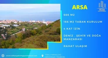 Trabzon’da Deniz Manzaralı Satılık Arsa I ارض للبيع تطل على البحر في طرابزون Satılık Arsa