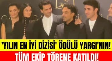Yargı dizisi “Yılın Dizisi Ödülü”nü aldı! Pınar Deniz – Kaan Urgancıoğlu ve tüm ekip ödül töreninde! Magazin Haberi