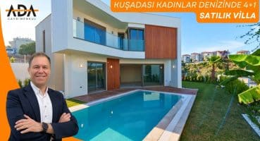 Kuşadası Merkezde Özel Havuzlu 4+1 Lüks Villa I Kuşadası Satılık Villa Satılık Arsa