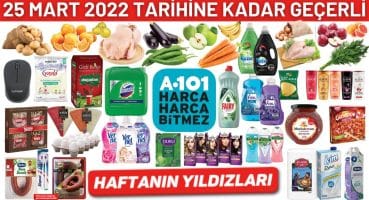 ⏩A101 GIDA TEMİZLİK ÜRÜNLERİ | ✅25 MART’A KADAR GEÇERLİ | A101 İNDİRİM | A101 Aktüel