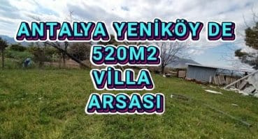Antalya Döşemealtında satılık arsa 520m2 Satılık Arsa