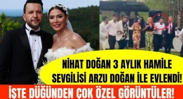 3 aylık hamile sevgilisiyle evlenen Nihat Doğan’ın düğününden çok özel görüntüler! Magazin Haberi