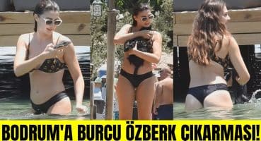 Bodrum’da Burcu Özberk rüzgarı esti! Burcu Özberk siyah bikinisiyle plajın yıldızı oldu! Magazin Haberi