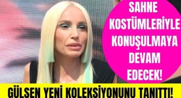 Sahne kıyafetleriyle gündemden düşmeyen Gülşen yeni koleksiyonunu tanıttı! Magazin Haberi