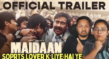 Maidaan Trailer REACTION | Ajay Devgn | Amit Sharma | Boney K | A.R. Rahman | EID 2024 Fragman izle
