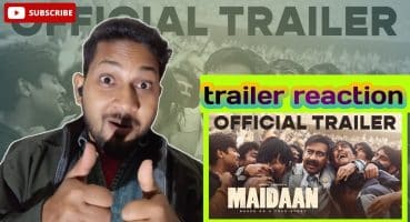 Maidaan Trailer reaction | Ajay Devgn Fragman izle