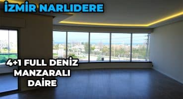 İzmir Narlıdere’de Full Deniz Manzaralı 4+1 Satılık Daire! Spor Salonu, Oyun Salonu ve Havuzu Var! Satılık Arsa