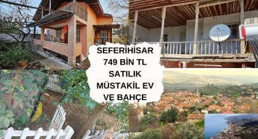 HARİKA KONUMDA❗ İZMİR SEFERİHİSAR 749 BİN TL SATILIK ❗MÜSTAKİL EV VE BAHÇE🪴🪴🏠 Satılık Arsa