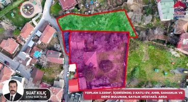 Sarıyer Zekeriyaköy de Satılık 3.000 m2 Müstakil İmarlı Arsa Satılık Arsa