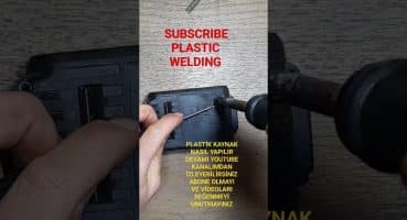 Plastik Kaynak Nasıl Yapılır? Broken Plastics Welding Machine #diy  #plastic #welding