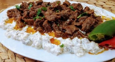 Alinazik Tarifi Etli (Antep Usulü) / Ali Nazik Nasıl Yapılır / Alinazik Kebap / Antep Yemekleri