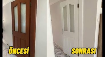 Kapı Boyama Nasıl Yapılır? ✨🎉 Panel Kapı Yenileme 🎉 #kapıboyama #panelkapı #kendinyap