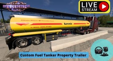 Custom Fuel Tanker Property Trailer + Real Emergency American Truck Simulator  1.49 Fragman izle