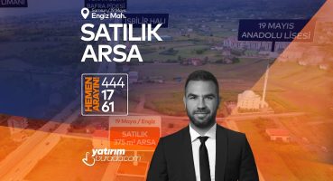 Samsun / Engiz – Anayola 50m Mesafede 375m² Satılık Arsa Satılık Arsa