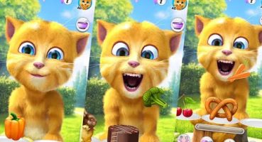 talking tom eating video | my talking tom 2 trailer | ginger cat talking meme| ginger gameplay game Fragman izle