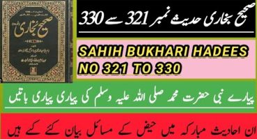 Sahih Bukhari Hadees No 321 To 330  in Urdu | Hadees e Kisa | Hadith | Haiz k Msail | Aurton k Msail Fragman İzle