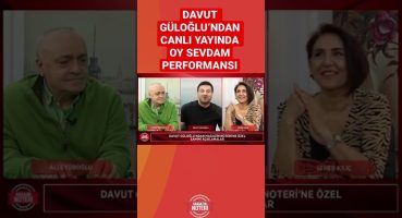 Davut Güloğlu’ndan Canlı Performans! #shorts Magazin Haberleri