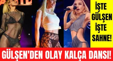 Transparan elbiseyle sahneye çıkan Gülşen, kalça dansı yaptı! Gülşen’in çok konuşulan sahne kıyafeti Magazin Haberi