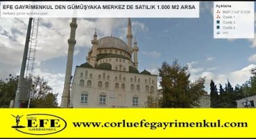 Silivri Gümüşyaka Satılık Arsa Köşe 1.000 m2 Villa Doğa Fırsat Satılık Arsa